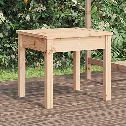QJBSAVVA Gartenbank aus massivem Kiefernholz 50x44x45 cm Natürliche Holzmaserung & Rustikales Design Langlebige Sitzbank für Terrasse Garten und Balkon QJBSAVVA Gartenbank aus massivem Kiefernholz 50x44x45 cm Natürliche Holzmaserung & Rustikales Design Langlebige Sitzbank für Terrasse Garten und Balkon von QJBSAVVA