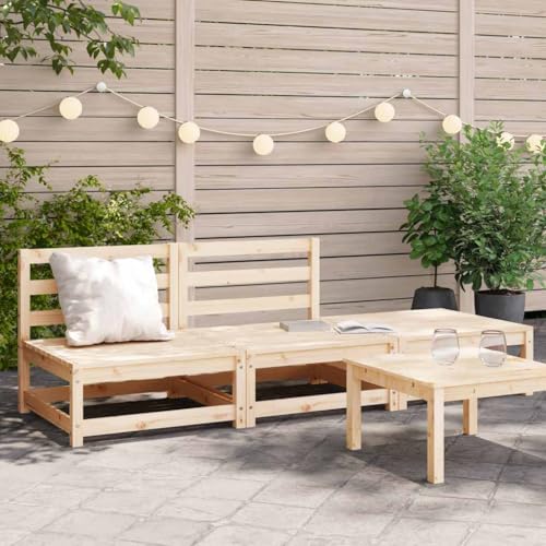 QJBSAVVA Gartensofa 2-Sitzer aus Massivholz Kiefer ohne Armlehnen mit Fußhocker 210 x 70 cm Latten-Design Modular Balkonmöbel Modernes Design Robuste Langlebigkeit für Garten Terrasse Balkon QJBSAVVA Gartensofa 2-Sitzer aus Massivholz Kiefer ohne Armlehnen mit Fußhocker 210 x 70 cm Latten-Design Modular Balkonmöbel Modernes Design Robuste Langlebigkeit für Garten Terrasse Balkon von QJBSAVVA