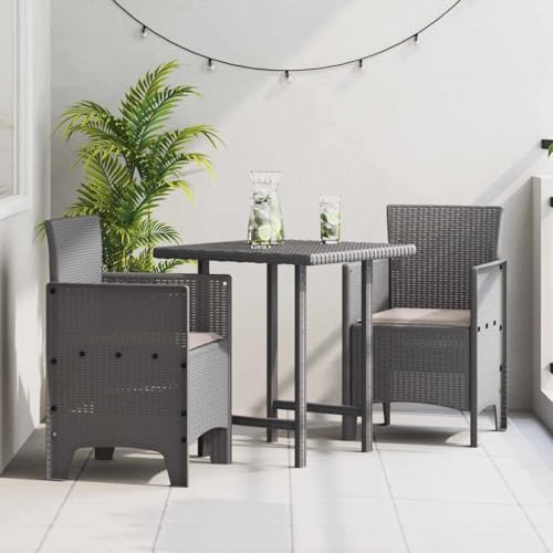 QJBSAVVA Gartenstühle 2er Set Hellgrau Moderner Outdoor Sessel aus Polypropylen 53 x 49 x 85 cm Leicht & Wetterfest für Terrasse Balkon und Garten QJBSAVVA Gartenstühle 2er Set Hellgrau Moderner Outdoor Sessel aus Polypropylen 53 x 49 x 85 cm Leicht & Wetterfest für Terrasse Balkon und Garten von QJBSAVVA