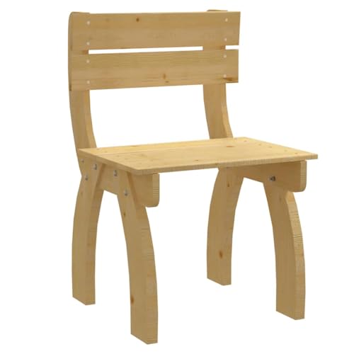 QJBSAVVA Gartenstuhl aus imprägniertem Kiefernholz 50 x 60 x 86 cm Rustikaler Holzstuhl mit Rückenlehne für Garten Balkon und Terrasse Robust & Wetterbeständig QJBSAVVA Gartenstuhl aus imprägniertem Kiefernholz 50 x 60 x 86 cm Rustikaler Holzstuhl mit Rückenlehne für Garten Balkon und Terrasse Robust & Wetterbeständig von QJBSAVVA
