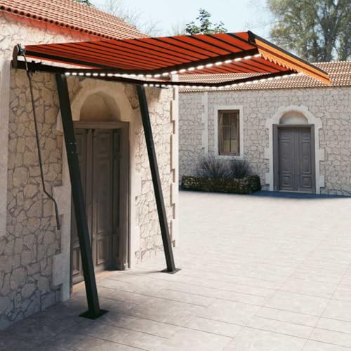 QJBSAVVA Gelenkarmmarkise 300 x 250 cm Anthrazit mit LED-Beleuchtung UV- und wasserbeständiger Polyesterstoff für Terrasse Balkon und Garten QJBSAVVA Gelenkarmmarkise 300 x 250 cm Anthrazit mit LED-Beleuchtung UV- und wasserbeständiger Polyesterstoff für Terrasse Balkon und Garten von QJBSAVVA