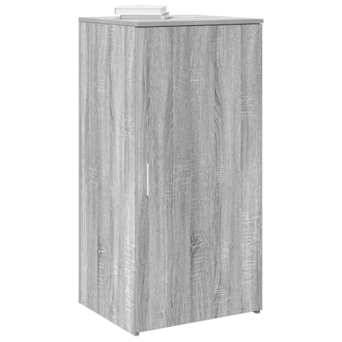 QJBSAVVA Grau Sonoma Lagerschrank aus Holzwerkstoff 50x45x103,5 cm Kompakter Aufbewahrungsschrank für Organisation in Büro und Haushalt Robust und Platzsparend QJBSAVVA Grau Sonoma Lagerschrank aus Holzwerkstoff 50x45x103,5 cm Kompakter Aufbewahrungsschrank für Organisation in Büro und Haushalt Robust und Platzsparend von QJBSAVVA