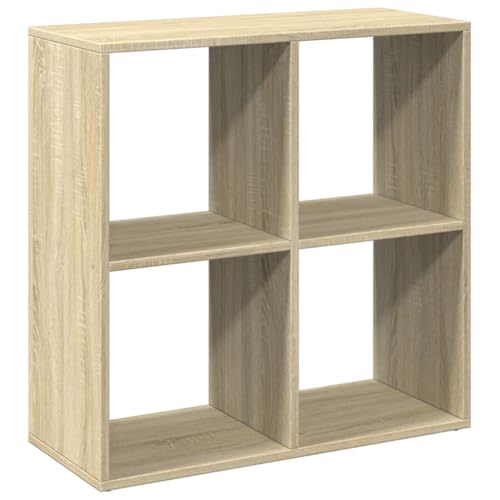 QJBSAVVA Kitchen Organizer Shelf Bücherregal Klein Mehrzweckschrank Büroregal - Raumteiler-Bücherregal Sonoma-Eiche 69,5x29x69,5 cm für Küche Outdoor Wohnzimmer Keller QJBSAVVA Kitchen Organizer Shelf Bücherregal Klein Mehrzweckschrank Büroregal - Raumteiler-Bücherregal Sonoma-Eiche 69,5x29x69,5 cm für Küche Outdoor Wohnzimmer Keller von QJBSAVVA