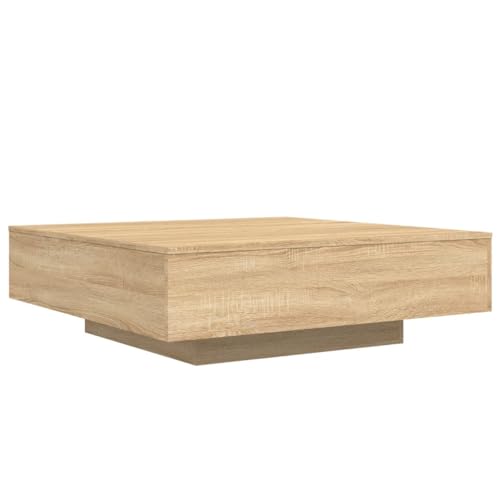 QJBSAVVA Kleiner Couchtisch Kleiner Wohnzimmertisch Esstisch Tisch Wohnzimmer Modern - Couchtisch Sonoma-Eiche 100x100x31 cm Holzwerkstoff für Wohnzimmer Balkon Garten Küche QJBSAVVA Kleiner Couchtisch Kleiner Wohnzimmertisch Esstisch Tisch Wohnzimmer Modern - Couchtisch Sonoma-Eiche 100x100x31 cm Holzwerkstoff für Wohnzimmer Balkon Garten Küche von QJBSAVVA