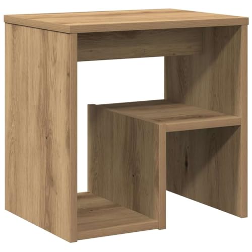 QJBSAVVA Kleiner Tisch Badezimmerschrank Konsolentisch Coffee Table - Nachttisch Artisan-Eiche 40x30x40 cm Holzwerkstoff für Schlafzimmer Wohnzimmer Badezimmer Balkon QJBSAVVA Kleiner Tisch Badezimmerschrank Konsolentisch Coffee Table - Nachttisch Artisan-Eiche 40x30x40 cm Holzwerkstoff für Schlafzimmer Wohnzimmer Badezimmer Balkon von QJBSAVVA