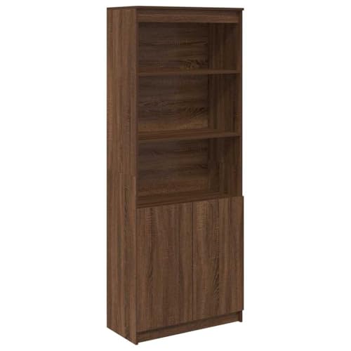 QJBSAVVA Küchenunterschränke Kleiner Küchenschrank Mehrzweckschrank Vorratsschrank Küche - Highboard Braun Eichen-Optik 70x35x180 cm Holzwerkstoff für Outdoor Küche Wohnzimmer Terrasse QJBSAVVA Küchenunterschränke Kleiner Küchenschrank Mehrzweckschrank Vorratsschrank Küche - Highboard Braun Eichen-Optik 70x35x180 cm Holzwerkstoff für Outdoor Küche Wohnzimmer Terrasse von QJBSAVVA