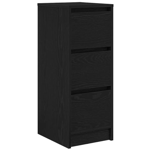 QJBSAVVA Küchenunterschrank Mehrzweckschrank Gartenschrank Vorratsschrank Küche - Sideboard Schwarz Eichen-Optik 29,5x34x76 cm Holzwerkstoff für Terrasse Balkon Hausbar Wohnzimmer QJBSAVVA Küchenunterschrank Mehrzweckschrank Gartenschrank Vorratsschrank Küche - Sideboard Schwarz Eichen-Optik 29,5x34x76 cm Holzwerkstoff für Terrasse Balkon Hausbar Wohnzimmer von QJBSAVVA