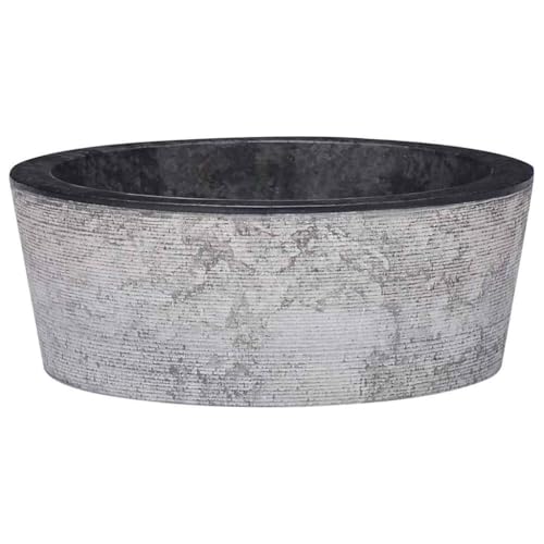 QJBSAVVA Marmor Waschbecken Schwarz Ø40x15 cm Handgefertigt Robuster Waschtisch für Badezimmer und Waschraum Modernes Design QJBSAVVA Marmor Waschbecken Schwarz Ø40x15 cm Handgefertigt Robuster Waschtisch für Badezimmer und Waschraum Modernes Design von QJBSAVVA