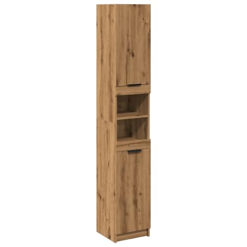 QJBSAVVA Medikamentenschrank Badezimmerschrank Badmöbel Sideboard - Badschrank Artisan-Eiche 32x34x188,5 cm Holzwerkstoff für Waschküche Flur Badezimmer Küche QJBSAVVA Medikamentenschrank Badezimmerschrank Badmöbel Sideboard - Badschrank Artisan-Eiche 32x34x188,5 cm Holzwerkstoff für Waschküche Flur Badezimmer Küche von QJBSAVVA