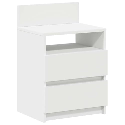 QJBSAVVA Nachttisch Organizer Nachttische Badezimmerschrank Nachtschränkchen - Nachttisch mit 2 Schubladen Weiß 40x33x60 cm für Balkon Schlafzimmer Wohnzimmer Badezimmer QJBSAVVA Nachttisch Organizer Nachttische Badezimmerschrank Nachtschränkchen - Nachttisch mit 2 Schubladen Weiß 40x33x60 cm für Balkon Schlafzimmer Wohnzimmer Badezimmer von QJBSAVVA