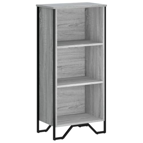 QJBSAVVA Ordnerregal Aktenschrank Küchenschrank Book Shelf - Bücherregal Grau Sonoma 50x31x106 cm Holzwerkstoff für Schlafzimmer Keller Balkon Abstellraum QJBSAVVA Ordnerregal Aktenschrank Küchenschrank Book Shelf - Bücherregal Grau Sonoma 50x31x106 cm Holzwerkstoff für Schlafzimmer Keller Balkon Abstellraum von QJBSAVVA