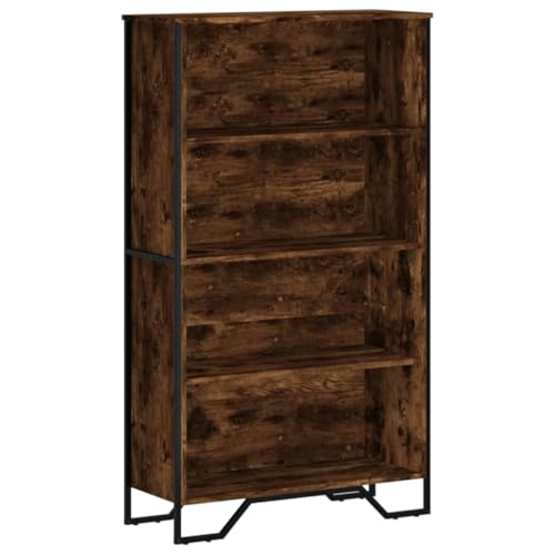 QJBSAVVA Ordnerregal Aktenschrank Küchenschrank Book Shelf - Bücherregal Räuchereiche 80x31x137,5 cm Holzwerkstoff für Schlafzimmer Keller Balkon Abstellraum QJBSAVVA Ordnerregal Aktenschrank Küchenschrank Book Shelf - Bücherregal Räuchereiche 80x31x137,5 cm Holzwerkstoff für Schlafzimmer Keller Balkon Abstellraum von QJBSAVVA