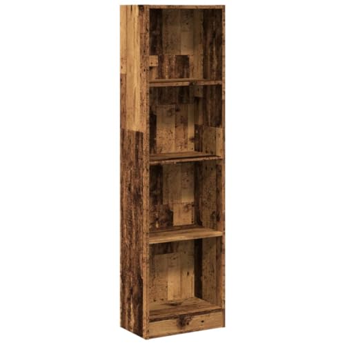 QJBSAVVA Regalschrank Wohnzimmer Möbel Mehrzweckschrank Vitrine - Bücherregal Altholz-Optik 40x24x176 cm Holzwerkstoff für Büro Arbeitszimmer Wohnzimmer Küche QJBSAVVA Regalschrank Wohnzimmer Möbel Mehrzweckschrank Vitrine - Bücherregal Altholz-Optik 40x24x176 cm Holzwerkstoff für Büro Arbeitszimmer Wohnzimmer Küche von QJBSAVVA