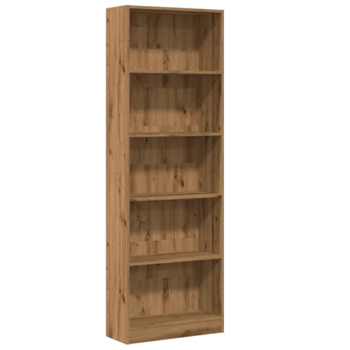 QJBSAVVA Regalschrank Wohnzimmer Möbel Mehrzweckschrank Vitrine - Bücherregal Artisan-Eiche 60x24x176 cm Holzwerkstoff für Büro Arbeitszimmer Wohnzimmer Küche QJBSAVVA Regalschrank Wohnzimmer Möbel Mehrzweckschrank Vitrine - Bücherregal Artisan-Eiche 60x24x176 cm Holzwerkstoff für Büro Arbeitszimmer Wohnzimmer Küche von QJBSAVVA