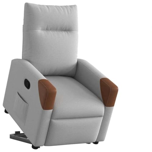 QJBSAVVA Relaxsessel mit elektrischer Aufstehhilfe Wolkengrau Stoff 69 x 86 x 100 cm Manuelle Liegefunktion bis 135° Bequemer Loungesessel für Wohnzimmer Schlafzimmer und Balkon QJBSAVVA Relaxsessel mit elektrischer Aufstehhilfe Wolkengrau Stoff 69 x 86 x 100 cm Manuelle Liegefunktion bis 135° Bequemer Loungesessel für Wohnzimmer Schlafzimmer und Balkon von QJBSAVVA