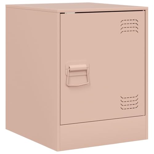 QJBSAVVA Schlafzimmer Möbel Nachtschrank Beistelltische Bartisch - Nachttisch Rosa 34,5x39x44 cm Stahl für Badezimmer Wohnzimmer Schlafzimmer Balkon QJBSAVVA Schlafzimmer Möbel Nachtschrank Beistelltische Bartisch - Nachttisch Rosa 34,5x39x44 cm Stahl für Badezimmer Wohnzimmer Schlafzimmer Balkon von QJBSAVVA