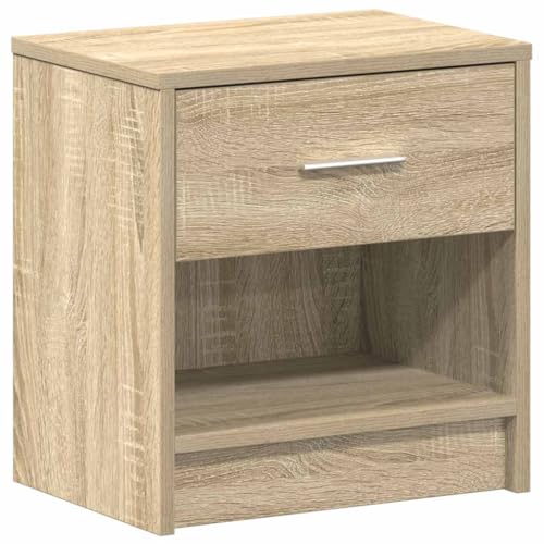 QJBSAVVA Schlafzimmer Möbel Nachttische Betttisch Nachtschränkchen - Nachttisch mit Schublade Sonoma-Eiche 39x28x41 cm für Wohnzimmer Schlafzimmer Badezimmer Balkon QJBSAVVA Schlafzimmer Möbel Nachttische Betttisch Nachtschränkchen - Nachttisch mit Schublade Sonoma-Eiche 39x28x41 cm für Wohnzimmer Schlafzimmer Badezimmer Balkon von QJBSAVVA