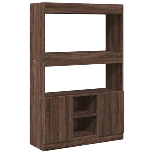QJBSAVVA Schrank Schlafzimmer Aktenschrank Wohnzimmer Möbel Badezimmer Regal - Highboard Braun Eichen-Optik 92x33x140 cm Holzwerkstoff für Keller Küche Büro Badezimmer QJBSAVVA Schrank Schlafzimmer Aktenschrank Wohnzimmer Möbel Badezimmer Regal - Highboard Braun Eichen-Optik 92x33x140 cm Holzwerkstoff für Keller Küche Büro Badezimmer von QJBSAVVA