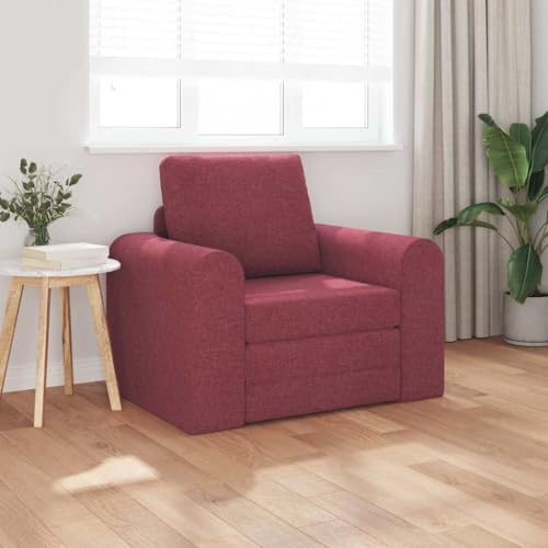 QJBSAVVA Sessel Schlafsofa 2 in 1 Modernes Burgunderrot Polyester Kompakt 98x71x83 cm Bequem & Vielseitig für Wohnzimmer Schlafzimmer QJBSAVVA Sessel Schlafsofa 2 in 1 Modernes Burgunderrot Polyester Kompakt 98x71x83 cm Bequem & Vielseitig für Wohnzimmer Schlafzimmer von QJBSAVVA