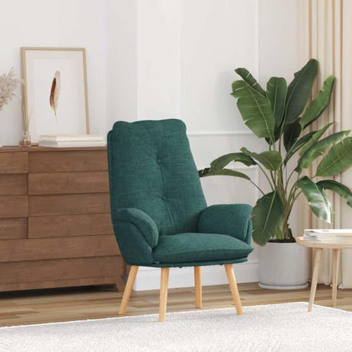 QJBSAVVA Sessel Wohnzimmer Dunkelgrün Moderner Loungesessel mit Beigen Beinen Bequem und Robust bis 120 kg für Wohnzimmer Schlafzimmer und Balkon QJBSAVVA Sessel Wohnzimmer Dunkelgrün Moderner Loungesessel mit Beigen Beinen Bequem und Robust bis 120 kg für Wohnzimmer Schlafzimmer und Balkon von QJBSAVVA