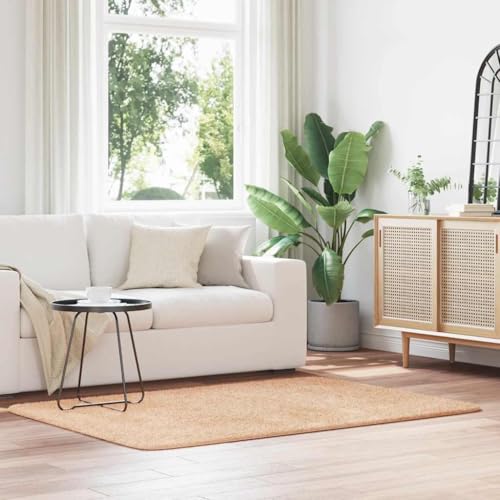 QJBSAVVA Shaggy Teppich Hochflor NAVARRA Beige 120x170 cm Flauschiger robuster Wohnzimmerteppich aus Polyester mit Rutschfester Unterseite für Schlafzimmer Balkon und Garten QJBSAVVA Shaggy Teppich Hochflor NAVARRA Beige 120x170 cm Flauschiger robuster Wohnzimmerteppich aus Polyester mit Rutschfester Unterseite für Schlafzimmer Balkon und Garten von QJBSAVVA