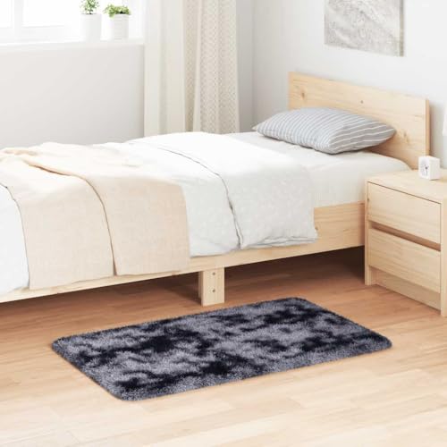 QJBSAVVA Shaggy Teppich Hochflor NAVARRA Dunkelgrau 60x100 cm Robuster & Pflegeleichter Wohnzimmerteppich aus 100% Polyester mit Rutschfester Unterseite für Balkon Schlafzimmer und Büro QJBSAVVA Shaggy Teppich Hochflor NAVARRA Dunkelgrau 60x100 cm Robuster & Pflegeleichter Wohnzimmerteppich aus 100% Polyester mit Rutschfester Unterseite für Balkon Schlafzimmer und Büro von QJBSAVVA