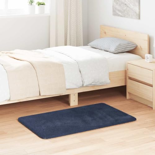 QJBSAVVA Shaggy Teppich Hochflor NAVARRA Marineblau 60x100 cm Robuster & Pflegeleichter Wohnzimmerteppich aus 100% Polyester mit Rutschfester Unterseite für Balkon Schlafzimmer und Büro QJBSAVVA Shaggy Teppich Hochflor NAVARRA Marineblau 60x100 cm Robuster & Pflegeleichter Wohnzimmerteppich aus 100% Polyester mit Rutschfester Unterseite für Balkon Schlafzimmer und Büro von QJBSAVVA