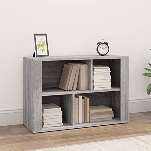 QJBSAVVA Sideboard Grau Sonoma 80x30x54 cm aus Holzwerkstoff - Modernes Design mit viel Stauraum für Wohnzimmer, Küche und Flur QJBSAVVA Sideboard Grau Sonoma 80x30x54 cm aus Holzwerkstoff - Modernes Design mit viel Stauraum für Wohnzimmer, Küche und Flur von QJBSAVVA