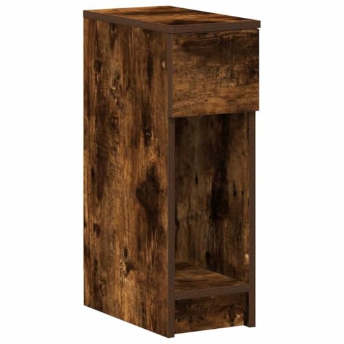 QJBSAVVA Spind Schrank Beistelltisch Couch Nachtkasten Side Table Bedroom - Nachttisch mit Schublade Räuchereiche 20x36x60 cm für Wohnzimmer Badezimmer Balkon Schlafzimmer QJBSAVVA Spind Schrank Beistelltisch Couch Nachtkasten Side Table Bedroom - Nachttisch mit Schublade Räuchereiche 20x36x60 cm für Wohnzimmer Badezimmer Balkon Schlafzimmer von QJBSAVVA