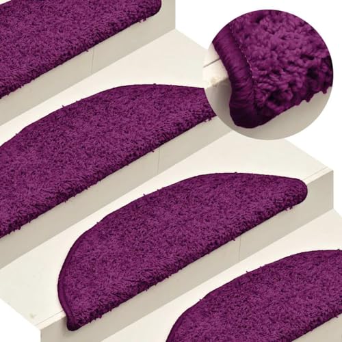 QJBSAVVA Stufenmatten Rosa 56x17x3 cm PP Tufting Treppenteppich mit 15 Stück Selbstklebend Antirutsch und Schalldämmend für Indoor Treppen QJBSAVVA Stufenmatten Rosa 56x17x3 cm PP Tufting Treppenteppich mit 15 Stück Selbstklebend Antirutsch und Schalldämmend für Indoor Treppen von QJBSAVVA