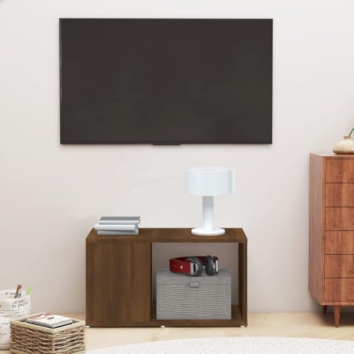 QJBSAVVA TV-Schrank Braun Eichen-Optik 60x24x32 cm Holzwerkstoff mit viel Stauraum, Stabiler Oberplatte und modernem Design für Wohnzimmer, Büro oder Arbeitszimmer QJBSAVVA TV-Schrank Braun Eichen-Optik 60x24x32 cm Holzwerkstoff mit viel Stauraum, Stabiler Oberplatte und modernem Design für Wohnzimmer, Büro oder Arbeitszimmer von QJBSAVVA