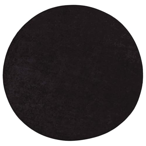 QJBSAVVA Teppich Anthrazit 120 cm Rund Weicher Samt Teppich rutschfeste Unterseite Geräuschdämpfend Maschinenwaschbar für Wohnzimmer Schlafzimmer und Flur QJBSAVVA Teppich Anthrazit 120 cm Rund Weicher Samt Teppich rutschfeste Unterseite Geräuschdämpfend Maschinenwaschbar für Wohnzimmer Schlafzimmer und Flur von QJBSAVVA
