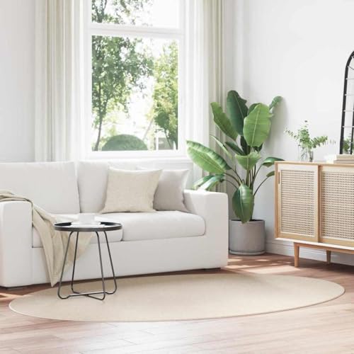 QJBSAVVA Teppich Beige 160 x 230 cm Moderner Hochflor Teppich aus 100% Polyester mit Rutschfester Unterseite Weich und Langlebig für Wohnzimmer Schlafzimmer und Flur von QJBSAVVA