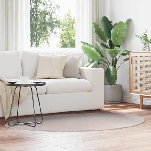 QJBSAVVA Teppich Sandfarbe 120 x 170 cm Polyester mit Matter Oberfläche Moderner Läufer für Wohnzimmer Schlafzimmer und Flur Weich Langlebig und Einfach zu Reinigen von QJBSAVVA
