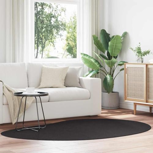 QJBSAVVA Teppich Schwarz 140 x 200 cm Wolle Moderner Läufer mit Matte Oberfläche für Wohnzimmer Schlafzimmer und Flur von QJBSAVVA