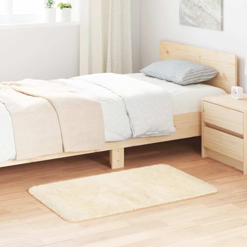 QJBSAVVA Teppich Shaggy Hochflor NAVARRA Creme 60x100 cm Polyester Robuster und Bequemer Wohnzimmerteppich mit Rutschfester Unterseite für Balkon Schlafzimmer und Flur QJBSAVVA Teppich Shaggy Hochflor NAVARRA Creme 60x100 cm Polyester Robuster und Bequemer Wohnzimmerteppich mit Rutschfester Unterseite für Balkon Schlafzimmer und Flur von QJBSAVVA