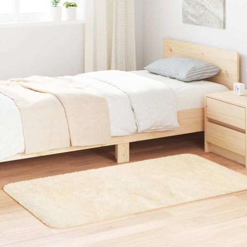 QJBSAVVA Teppich Shaggy Hochflor NAVARRA Creme 80x150 cm Polyester Robuster und Bequemer Wohnzimmerteppich mit Rutschfester Unterseite für Balkon Schlafzimmer und Flur QJBSAVVA Teppich Shaggy Hochflor NAVARRA Creme 80x150 cm Polyester Robuster und Bequemer Wohnzimmerteppich mit Rutschfester Unterseite für Balkon Schlafzimmer und Flur von QJBSAVVA