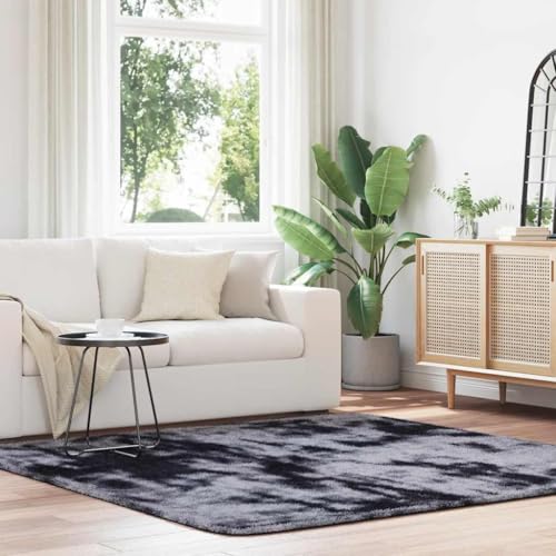QJBSAVVA Teppich Shaggy Hochflor NAVARRA Dunkelgrau 200x200 cm Polyester Robuster und Bequemer Wohnzimmerteppich mit Rutschfester Unterseite für Balkon Schlafzimmer und Büro QJBSAVVA Teppich Shaggy Hochflor NAVARRA Dunkelgrau 200x200 cm Polyester Robuster und Bequemer Wohnzimmerteppich mit Rutschfester Unterseite für Balkon Schlafzimmer und Büro von QJBSAVVA