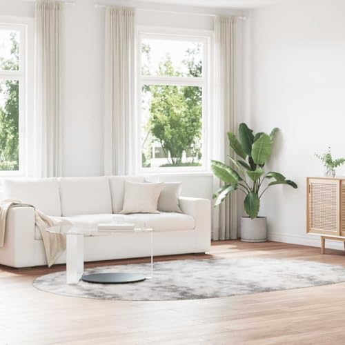 QJBSAVVA Teppich Shaggy Hochflor NAVARRA Silbergrau 300x200 cm Oval Robuster und Bequemer Wohnzimmerteppich aus 100% Polyester mit Rutschfester Unterseite für Innen und Außen QJBSAVVA Teppich Shaggy Hochflor NAVARRA Silbergrau 300x200 cm Oval Robuster und Bequemer Wohnzimmerteppich aus 100% Polyester mit Rutschfester Unterseite für Innen und Außen von QJBSAVVA
