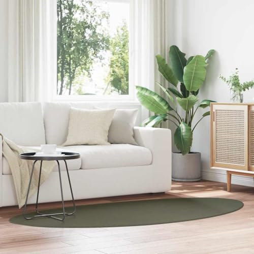 QJBSAVVA Teppich Waldgrün 100 x 200 cm Jute mit Matter Oberfläche Moderner Läufer für Wohnzimmer Flur und Schlafzimmer Robuster & Langlebiger Bodenschmuck mit Weicher Textur von QJBSAVVA