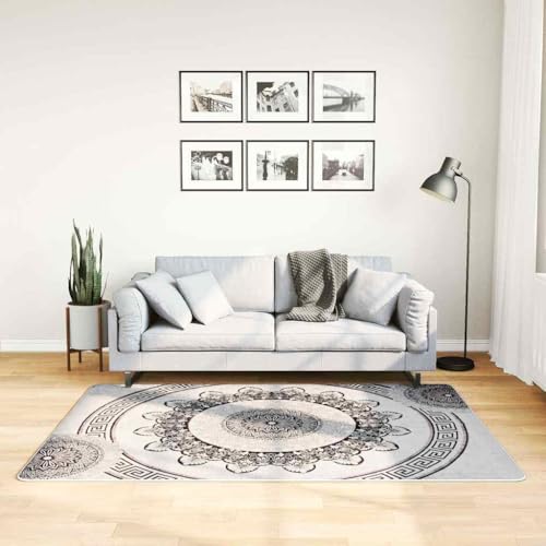 QJBSAVVA Teppich Wohnzimmer 120x180 cm Samt rutschfest Waschbar Mehrfarbig Modernes Design Geräuschdämpfend für Schlafzimmer Balkon und Flur von QJBSAVVA