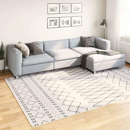 QJBSAVVA Teppich Wohnzimmer 190x300 cm Schwarz Weiß Samt Rutschfester Waschbarer Teppich Modernes Design für Schlafzimmer Flur und Balkon QJBSAVVA Teppich Wohnzimmer 190x300 cm Schwarz Weiß Samt Rutschfester Waschbarer Teppich Modernes Design für Schlafzimmer Flur und Balkon von QJBSAVVA