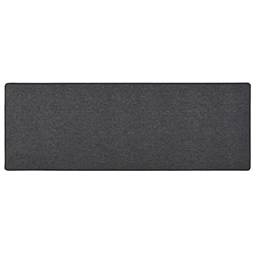 QJBSAVVA Teppichläufer Anthrazit 80x250 cm Moderner Nadelvlies Teppich für Wohnzimmer Flur und Schlafzimmer rutschfest Schalldämmend und Leicht zu Reinigen QJBSAVVA Teppichläufer Anthrazit 80x250 cm Moderner Nadelvlies Teppich für Wohnzimmer Flur und Schlafzimmer rutschfest Schalldämmend und Leicht zu Reinigen von QJBSAVVA