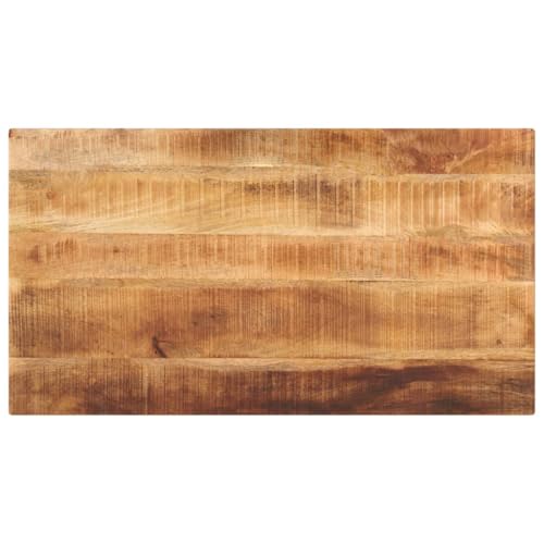 QJBSAVVA Tischplatte 100x50x2,5 cm Mangoholz massiv raues Finish rechteckig als Esstischplatte Arbeitsplatte Küche oder Schreibtischplatte Modernes rustikales Design für Wohnzimmer Esszimmer Gastro QJBSAVVA Tischplatte 100x50x2,5 cm Mangoholz massiv raues Finish rechteckig als Esstischplatte Arbeitsplatte Küche oder Schreibtischplatte Modernes rustikales Design für Wohnzimmer Esszimmer Gastro von QJBSAVVA