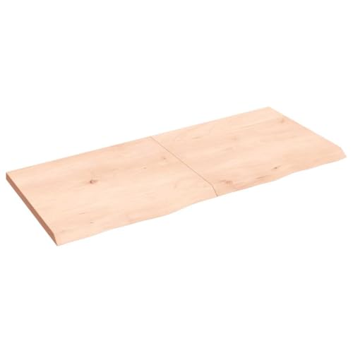 QJBSAVVA Tischplatte 140x60 Eiche massiv unbehandelt mit Naturkante Faltbare Holztischplatte für DIY Bistrotisch Outdoor Schreibtischplatte Küche Balkon QJBSAVVA Tischplatte 140x60 Eiche massiv unbehandelt mit Naturkante Faltbare Holztischplatte für DIY Bistrotisch Outdoor Schreibtischplatte Küche Balkon von QJBSAVVA