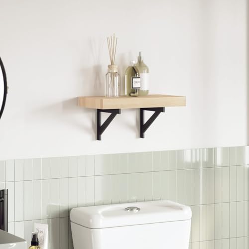 QJBSAVVA Tischplatte 40x20x4 cm aus massivem unbehandeltem Akazienholz rechteckig Modernes Design Langlebig und Vielseitig für Küche Wohnzimmer Büro Balkon von QJBSAVVA