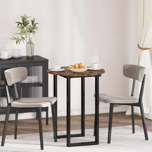 QJBSAVVA Tischplatte 60x60 cm Räuchereiche Holzwerkstoff 1,5 cm stark Modernes minimalistisches Design Robust und langlebig als Esstischplatte oder Arbeitsplatte für Wohnzimmer Büro Küche von QJBSAVVA