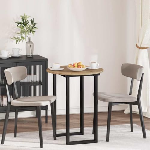 QJBSAVVA Tischplatte Eiche Handwerklich 60x60 cm 1,5 cm Starker Holzwerkstoff Minimales Modernes Design Robust & Langlebig als Küchenarbeitsplatte oder Schreibtischplatte für Wohnzimmer Büro Esszimmer von QJBSAVVA