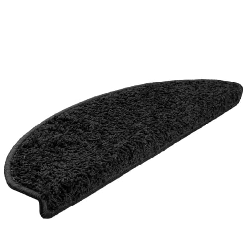 QJBSAVVA Treppenmatten Schwarz 30 Stück 65x21x4 cm 100% PP Getuftet Selbstklebend Antirutsch für Innenbereich QJBSAVVA Treppenmatten Schwarz 30 Stück 65x21x4 cm 100% PP Getuftet Selbstklebend Antirutsch für Innenbereich von QJBSAVVA