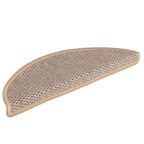 QJBSAVVA Treppenmatten Selbstklebend 15 Stück Sisal Look 56x17x3 cm Hellbeige Stufenmatten Antirutsch für Treppe Innenbereich QJBSAVVA Treppenmatten Selbstklebend 15 Stück Sisal Look 56x17x3 cm Hellbeige Stufenmatten Antirutsch für Treppe Innenbereich von QJBSAVVA